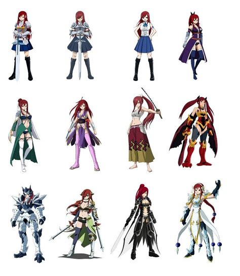 armure erza scarlet|Erza Scarlet Armor List by Libra